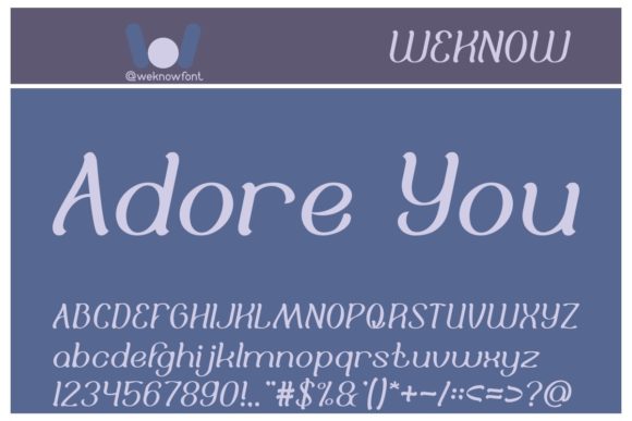 Adore You: A Display Font That Feels Like a Thoughtful Pause