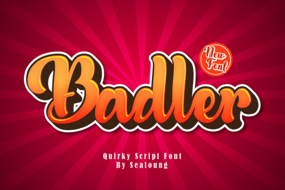 Badler: A Bold, Retro Display Font That Delivers Personality