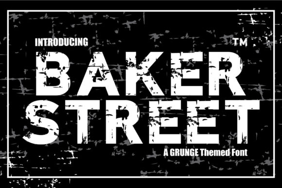 Baker Street Display Font for Handmade Creators