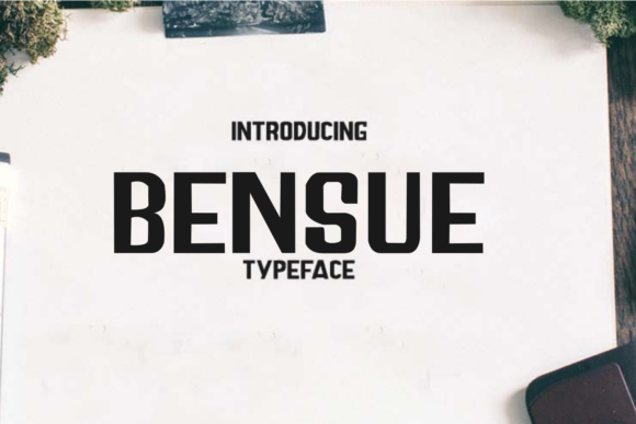 Bensue: A Bold Display Font for Scroll-Stopping Marketing