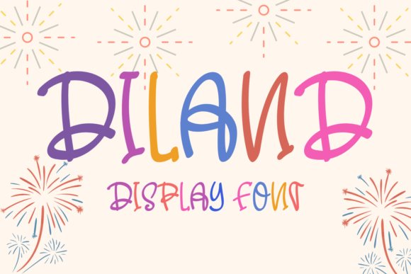 Diland: A Whimsical Display Font for Joyful Editorial Moments