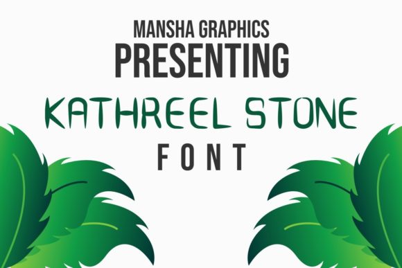 Kathreel Stone: A Hand-Drawn Display Font That Cuts Through the Feed