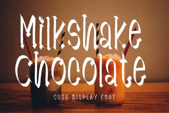 Milkshake Chocolate: A Clean Display Font for Digital Branding
