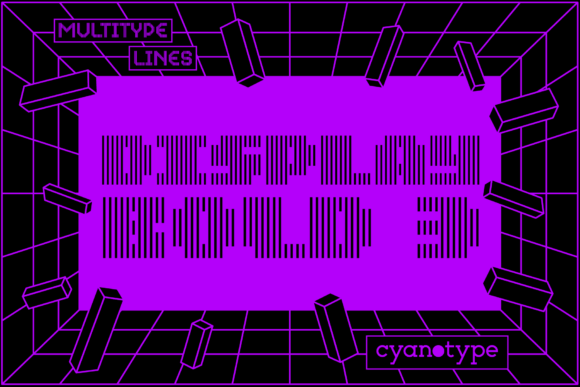 MultiType Lines Display Bold 3: A Pixel-Sharp Font for Campaign Impact
