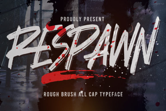 Respawn: A Gritty, Expressive Display Font for Digital Branding