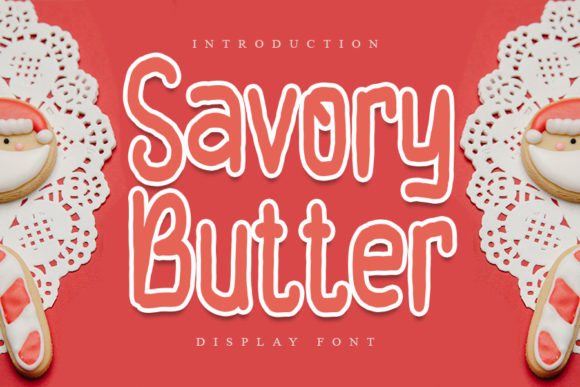 Savory Butter: A Display Font with Warmth and Weight