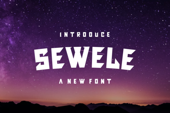 Sewele: A Bold Sans Serif Font for Confident Branding