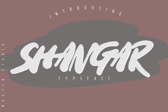 Shangar: A Display Font That Earns Its Space