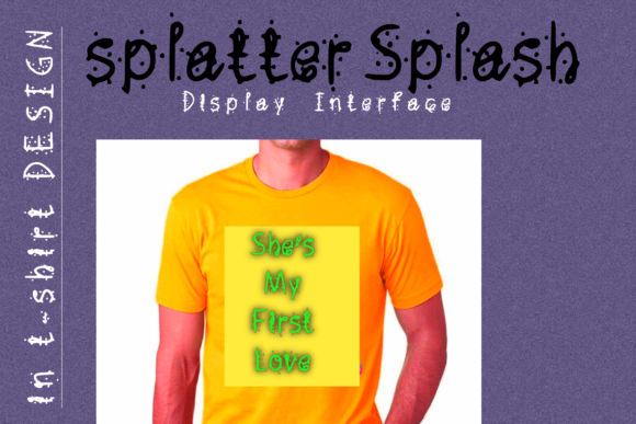 Splatter Splash: A Playful Display Font That Elevates Small Business Branding
