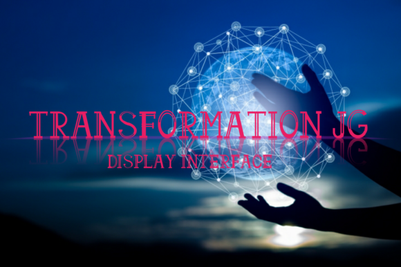 Transformation JG: A Friendly Display Font for Editorial Design